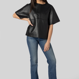 Frieda Leather Top