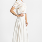 Crochet Cropped Polo