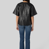 Frieda Leather Top