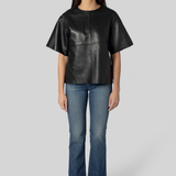 Frieda Leather Top