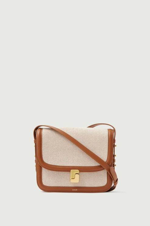 Bellissima Maxi Canvas Cross Body Bag - Soeur