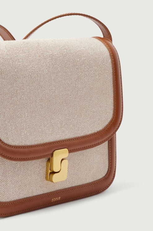 Bellissima Maxi Canvas Cross Body Bag - Soeur