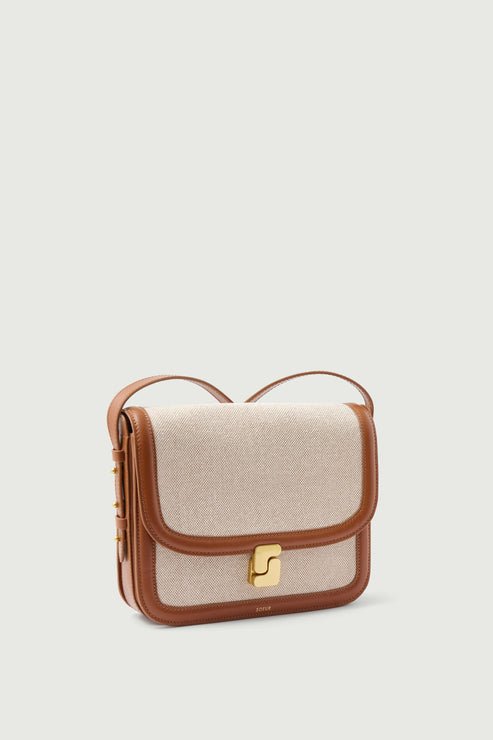 Bellissima Maxi Canvas Cross Body Bag - Soeur