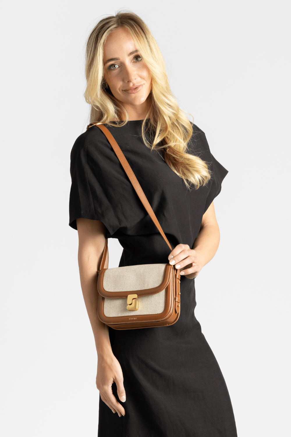 Bellissima Mini Canvas Cross Body Bag - Soeur