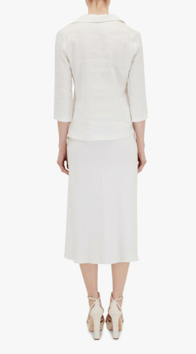 Bias Linen Skirt - Peter Cohen