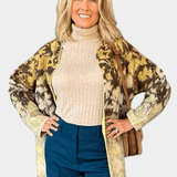 Bloom Mist Mohair Alpaca Jacquard Coat - Forte Forte