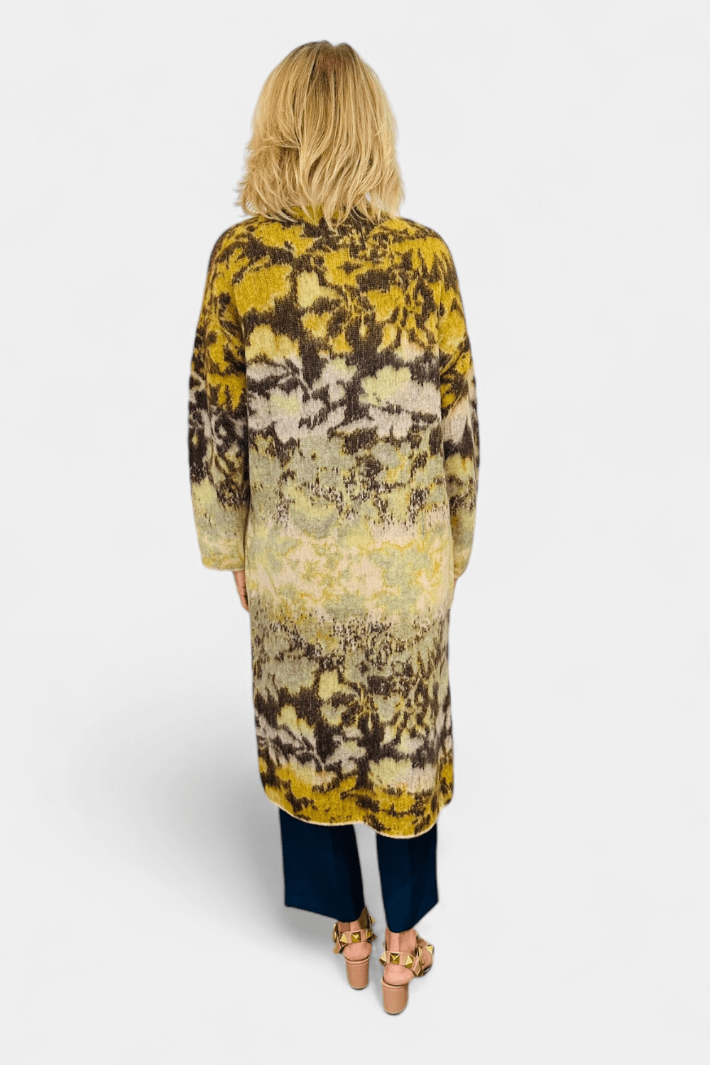 Bloom Mist Mohair Alpaca Jacquard Coat - Forte Forte