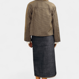 Bounded Denim Skirt - Odeeh