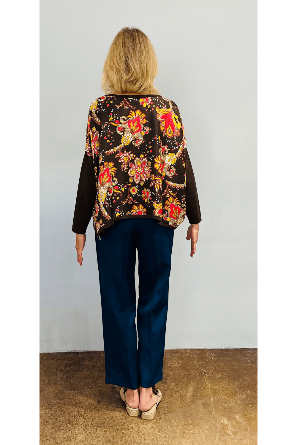 Bowie Guitar Print Silk Shirt - La Prestic Ouiston