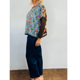 Bowie Guitar Print Silk Shirt - La Prestic Ouiston