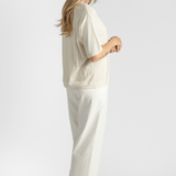 Boxy Cashmere T-Shirt Top - SPRWMN
