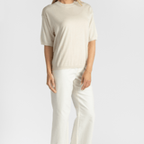 Boxy Cashmere T-Shirt Top - SPRWMN