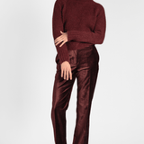 Brushed Wool Mohair Roundneck Sweater - Forte Forte