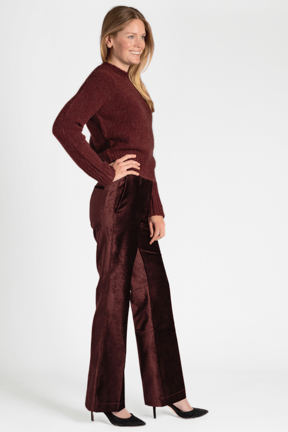 Brushed Wool Mohair Roundneck Sweater - Forte Forte