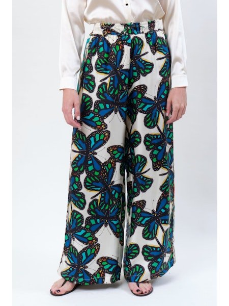 Butterfly Print Ring Pants - The Posh Peacock