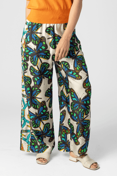 Butterfly Print Ring Pants - La Prestic Ouiston