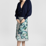 Cashmere Jeweled Button Cardigan - Odeeh
