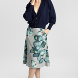 Cashmere Jeweled Button Cardigan - Odeeh
