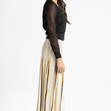 Chevron Intarsia Skirt - Forte Forte