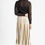 Chevron Intarsia Skirt - Forte Forte