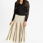 Chevron Intarsia Skirt - Forte Forte