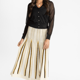 Chevron Intarsia Skirt - Forte Forte