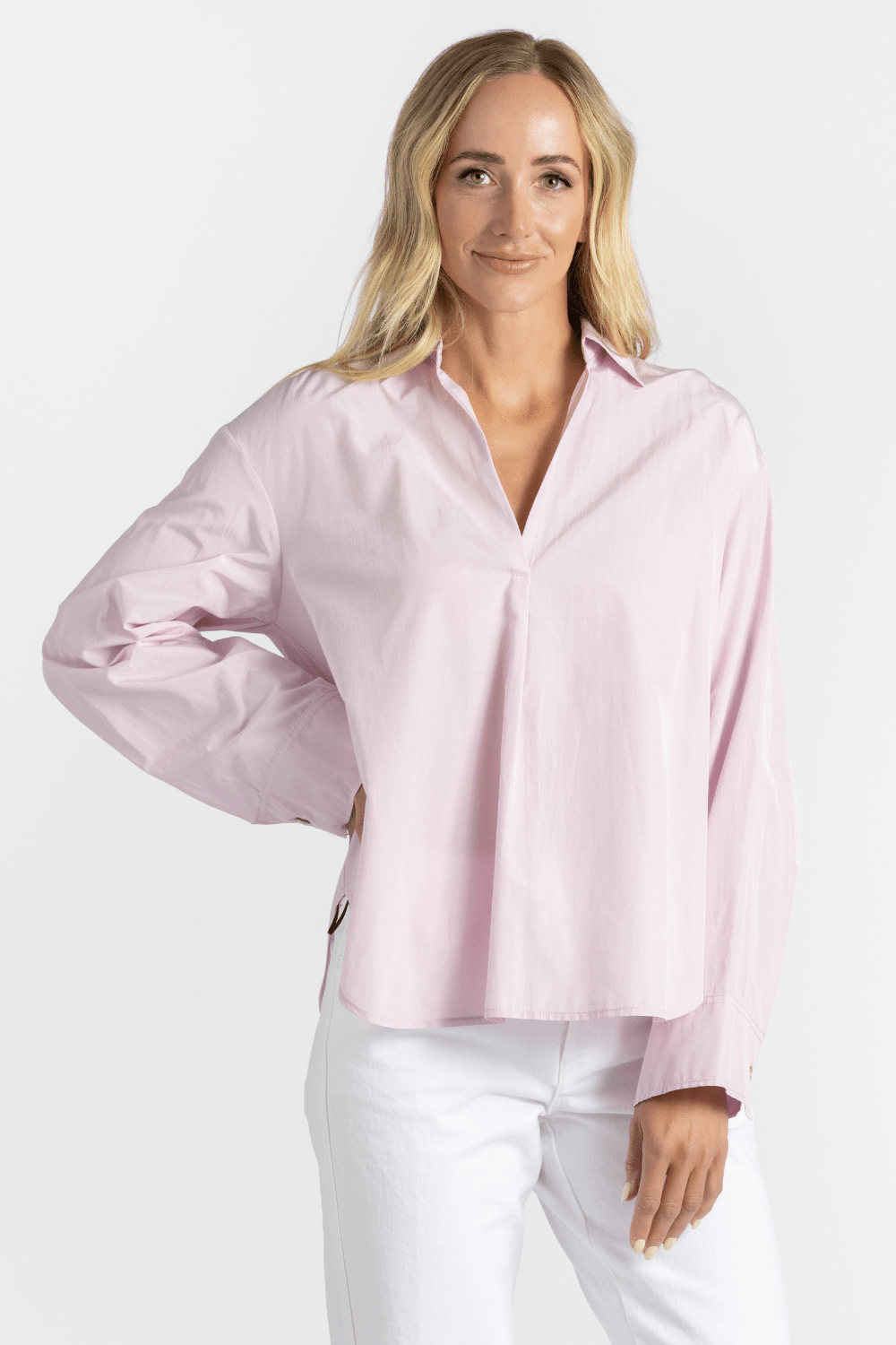Chic Taffeta Polo Shirt - The Posh Peacock