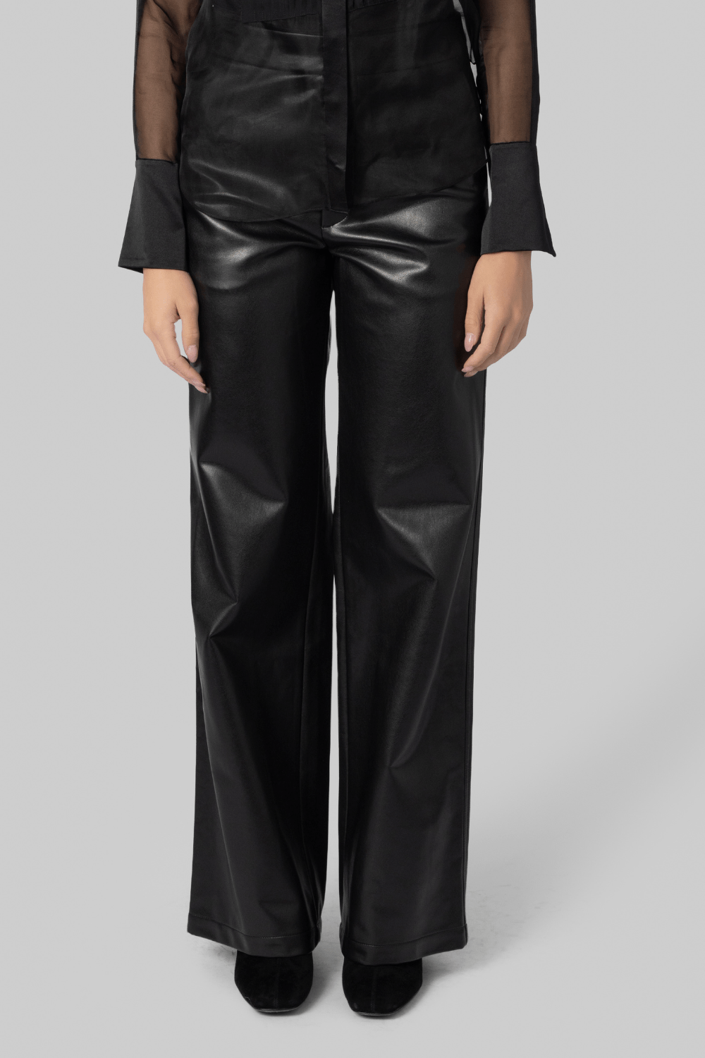 Classic Faux Leather Pants - Gauchere
