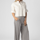 Cotton Gingham Pant - Forte Forte