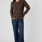 Cowgirl Cashmere Button Up Shirt - Brazeau Tricot