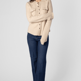 Cowgirl Cashmere Button Up Shirt - Brazeau Tricot
