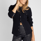 Cowgirl Cashmere Button Up Shirt - Brazeau Tricot