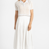 Crochet Cropped Polo - Forte Forte
