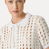 Crochet Cropped Polo - Forte Forte