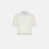 Crochet Cropped Polo - Forte Forte