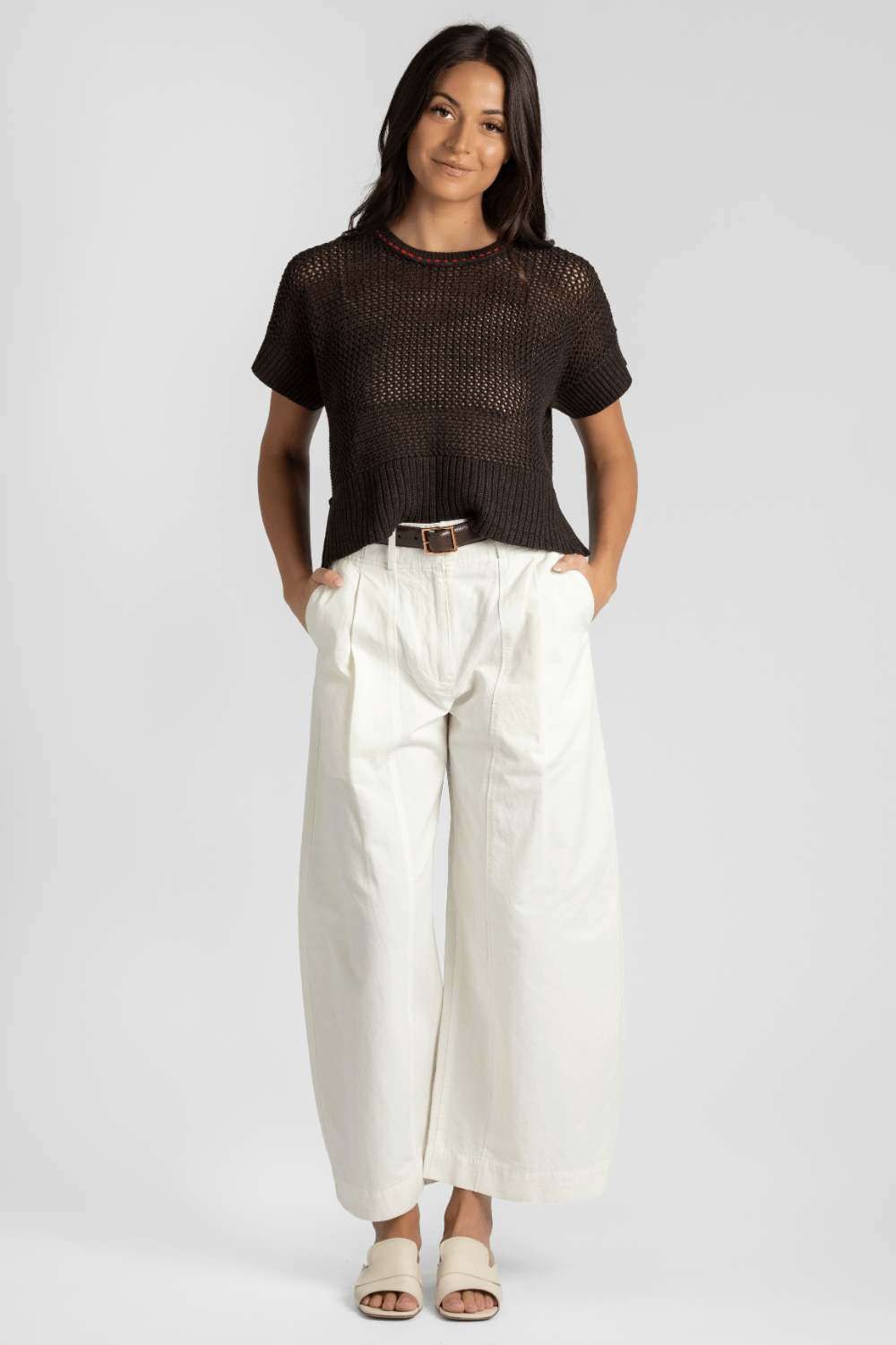 Cropped Cybil Trouser - Apiece Apart
