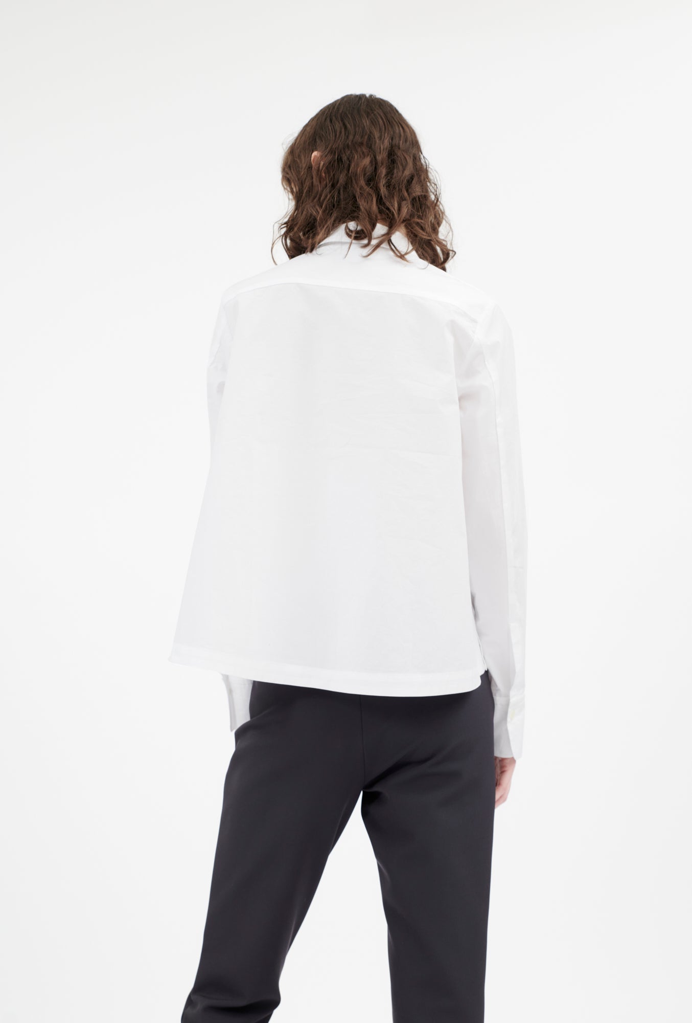 Crushed Poplin Top - Odeeh