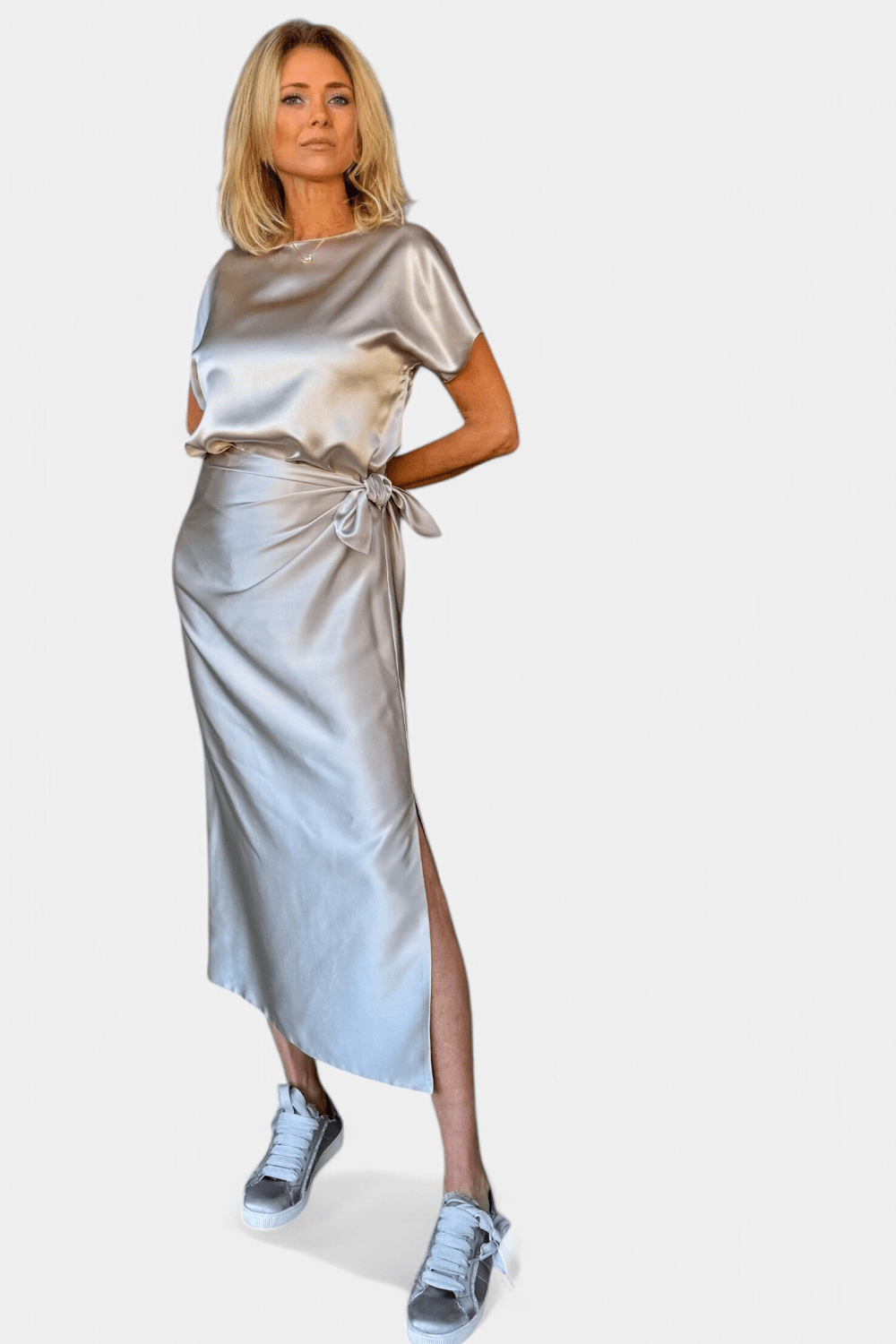 Cue T Silk Blouse - Peter Cohen