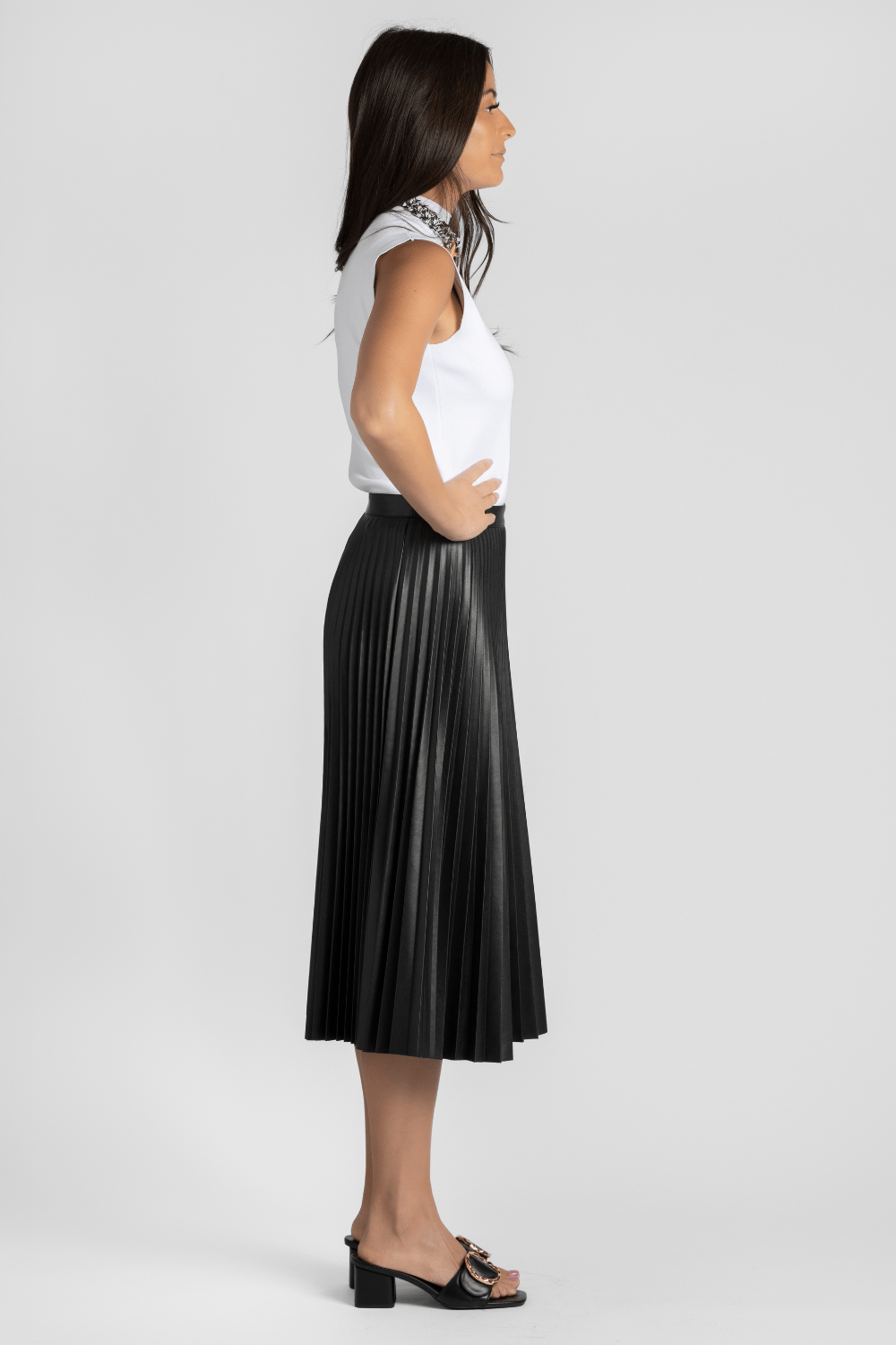 Daphne Pleated Skirt - Proenza Schouler White Label