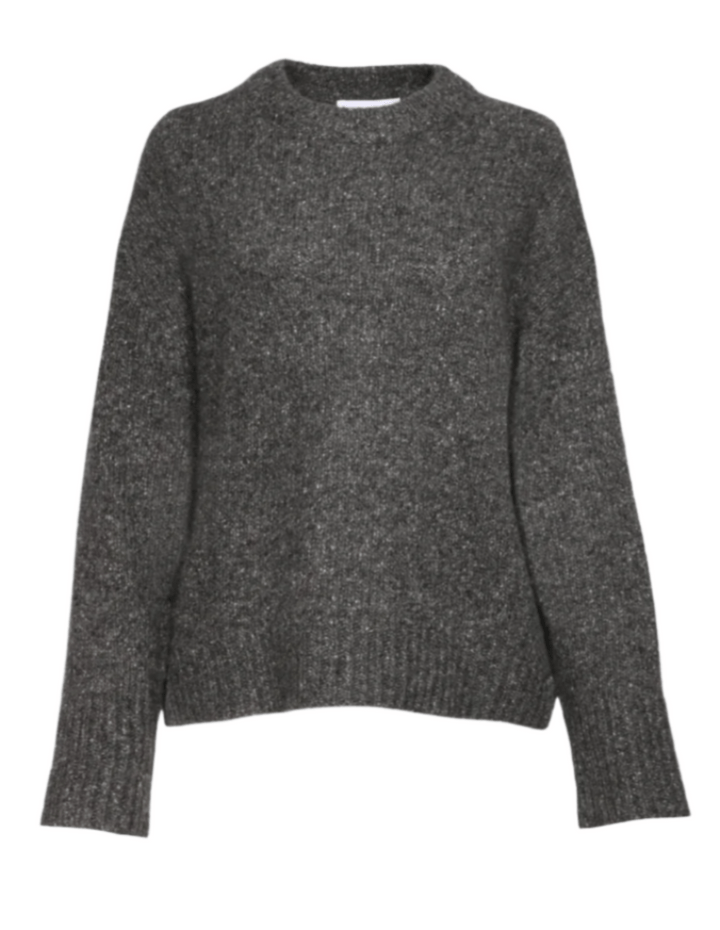 Donegal Cashmere Easy Crewneck Sweater - White + Warren