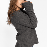Donegal Cashmere Easy Crewneck Sweater - White + Warren