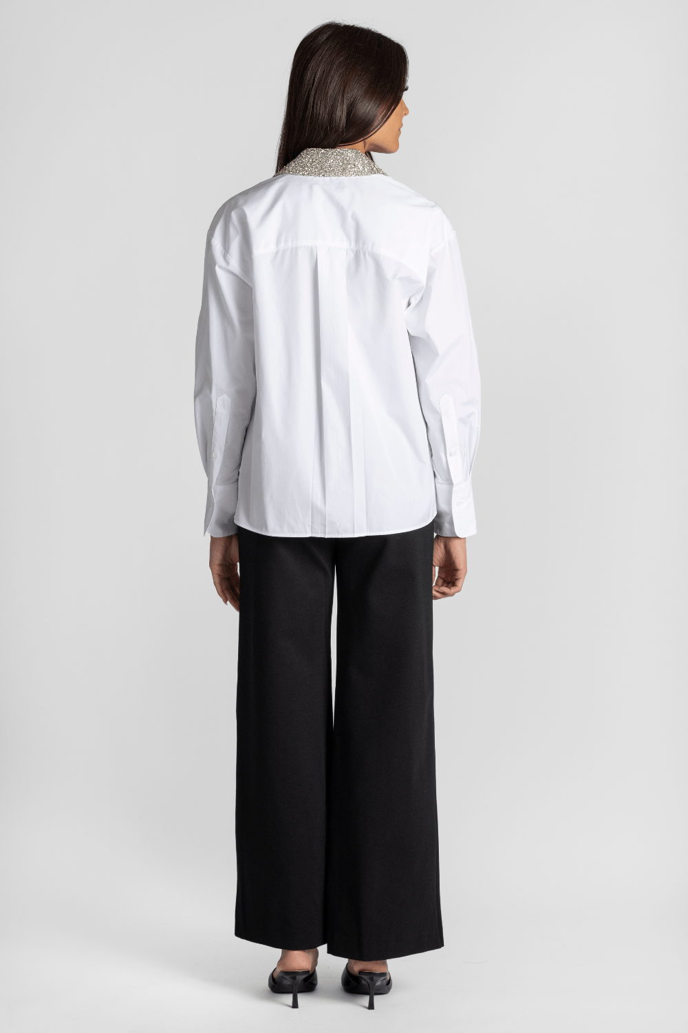 E.B. Shirt with Crystal Collar - TWP