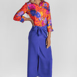 Emmanuelle Floral Silk Shirt - La Prestic Ouiston