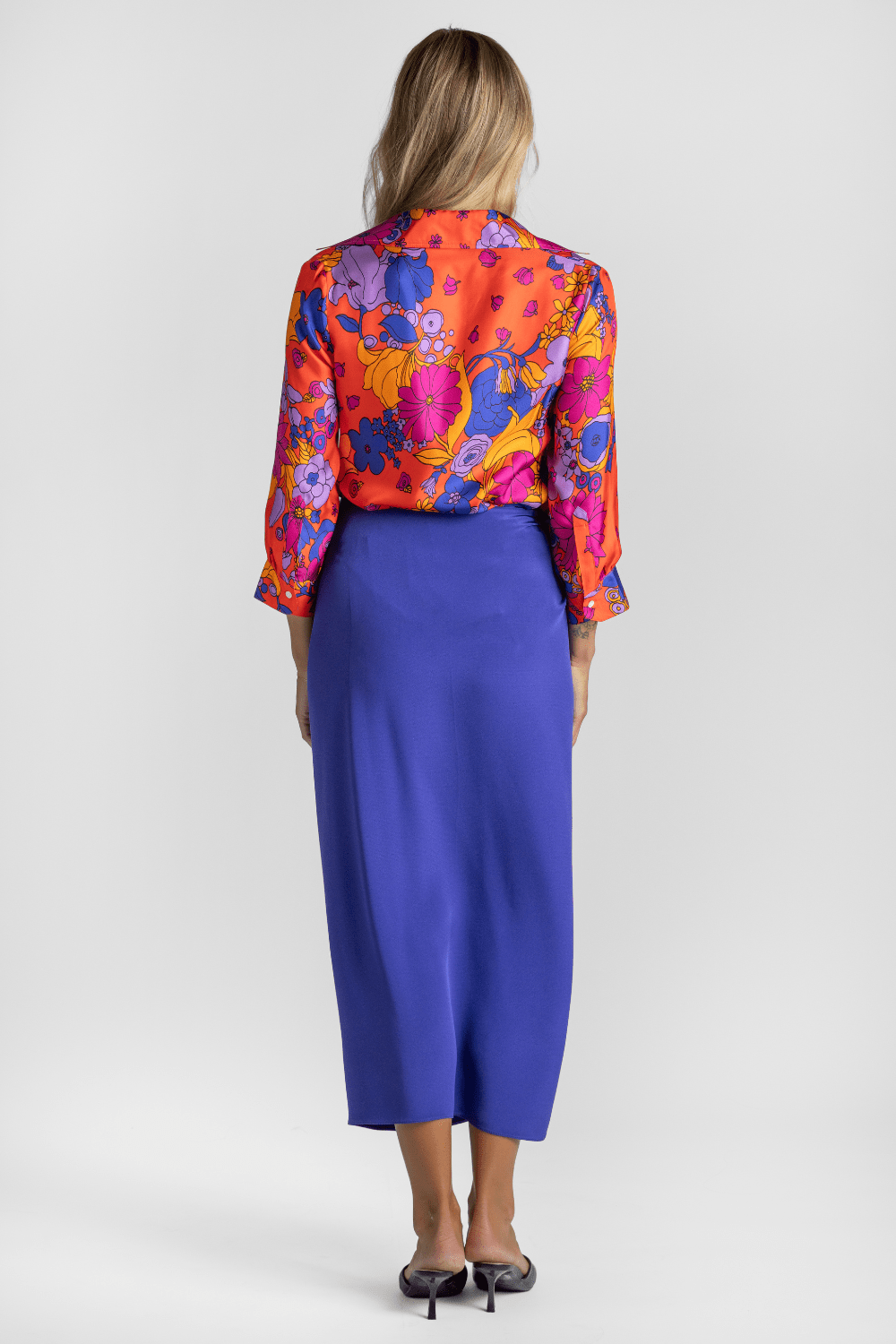 Emmanuelle Floral Silk Shirt - La Prestic Ouiston