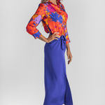 Emmanuelle Floral Silk Shirt - La Prestic Ouiston