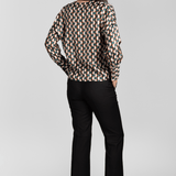 Fancy Grid Blouse - Odeeh