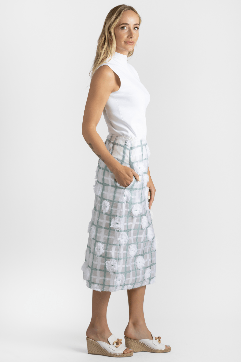 Filcoupe Check Skirt - Odeeh