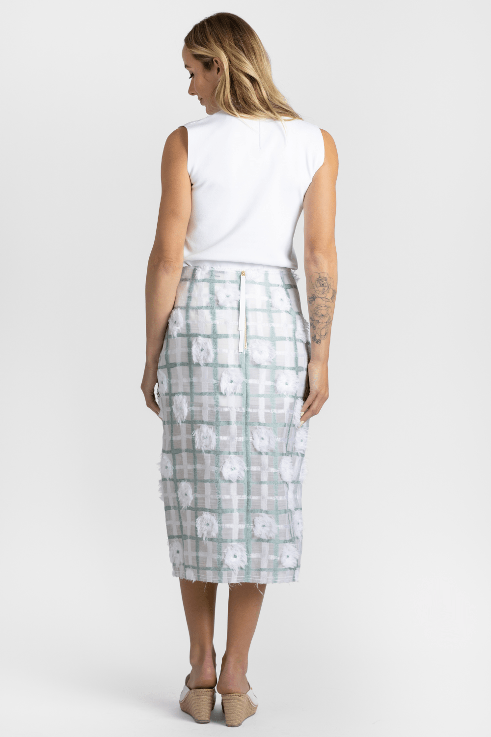 Filcoupe Check Skirt - Odeeh