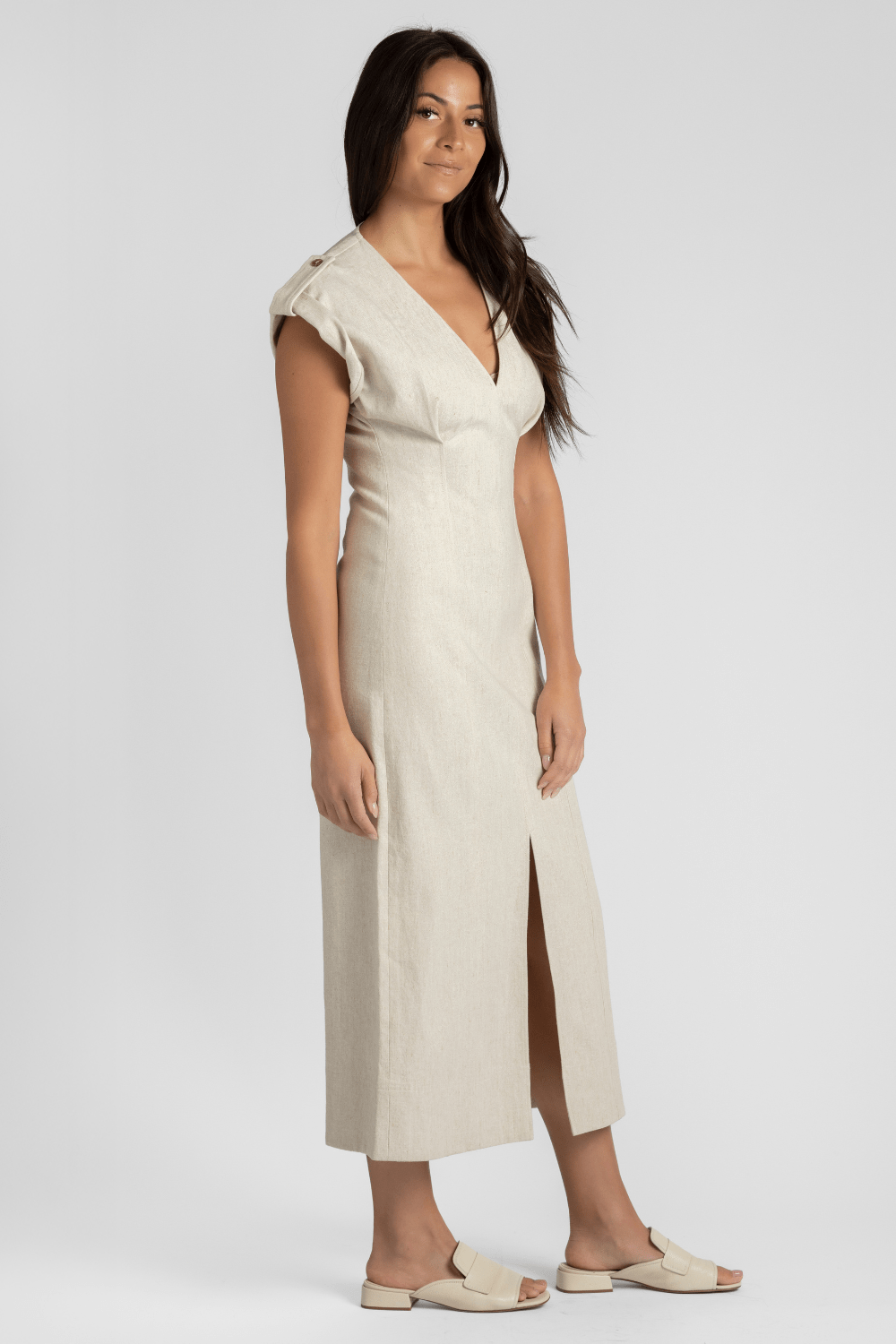 Flax Shift Maxi Dress - Apiece Apart