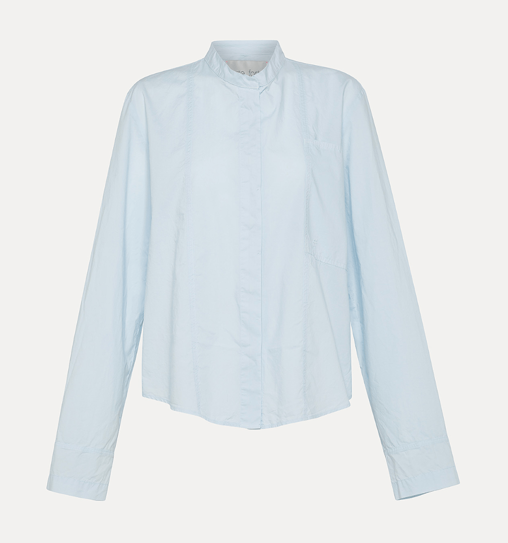 Forte Forte BCI Poplin Covered Button Shirt - Forte Forte